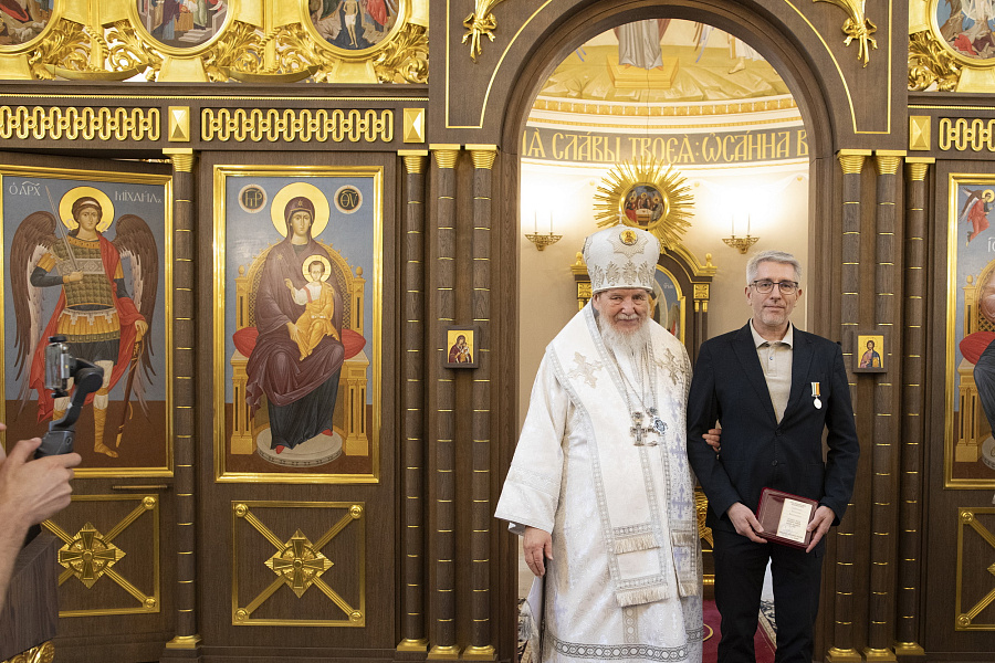 Великое освящение храма праведного Феодора Ушакова в Купавне